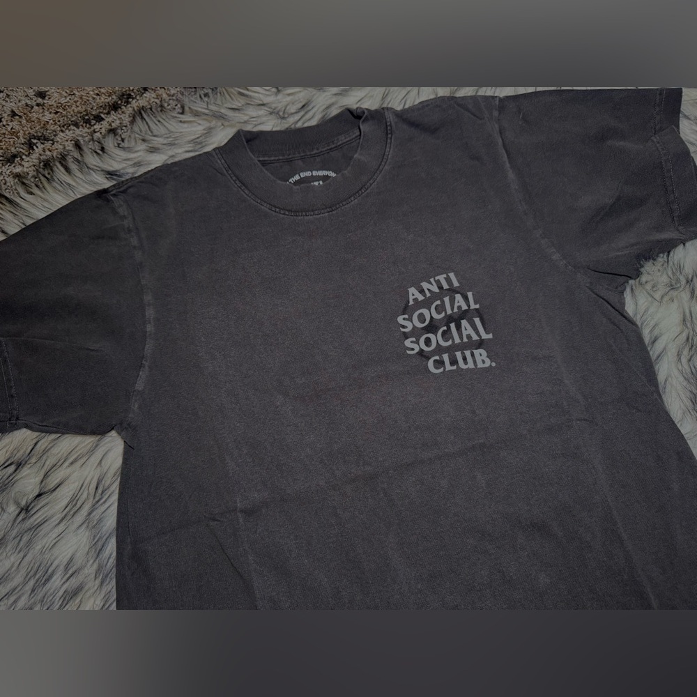 Anti Social Social Club Charcoal Tee